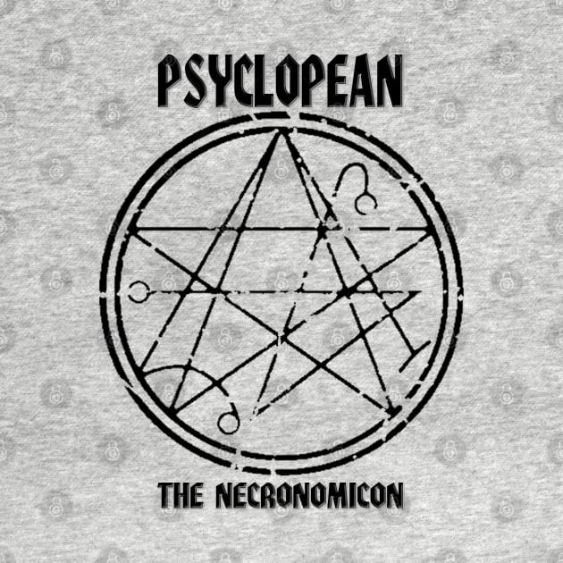 Psyclopean - The Necronomicon vintage sigil by AltrusianGrace